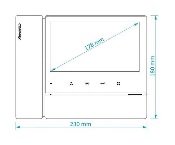 Commax CDV-70N белый