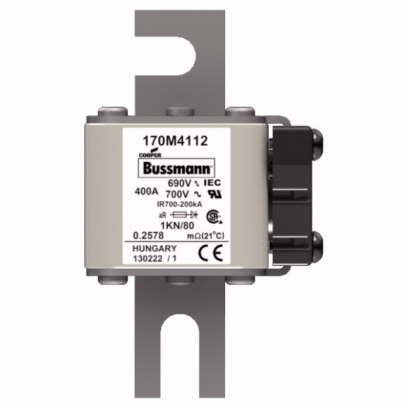 170M4112 Быстрый предохранитель 400A 690V 1KN/80 AR UC