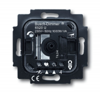 Механизм светорегулятора Busch-Dimmer для ламп накаливания и НВ галогенных ламп с индуктивным трансформатором, поворотный, 200-700 Вт, для скрытой установки