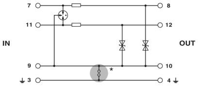Phoenix contact 2856100 PT 2X1-24AC-ST Штекерный модуль для защиты от перенапр-й