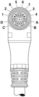 Phoenix contact 1622243 K-8E-M23MK/10,0-H00/OE-C5-S Кабельный штекер, пластиковая заливка