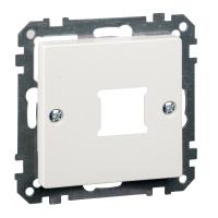 Schneider Electric MTN291519 MERTEN ЦЕНТР.ПЛАТА д/розетки RJ11/RJ45,1пост, ПОЛ.БЕЛЫЙ, QF SM