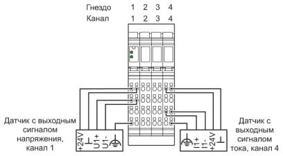 Phoenix contact 2878641 IB IL AI 4/EF-2MBD-PAC Клеммы Inline