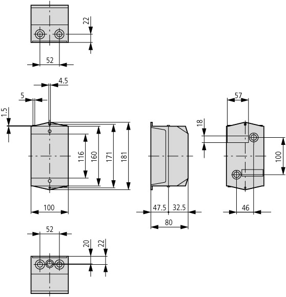 229309 Изолированный корпус, ДхШхВ = 160x100x80 мм, (CI-K2H-80-A)
