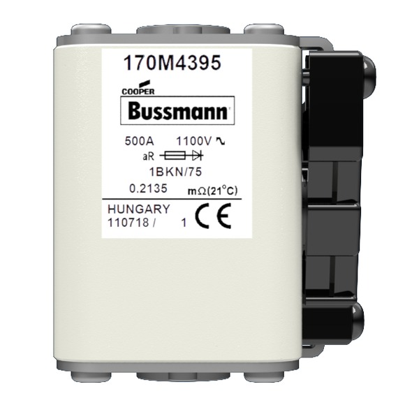 170M4395 Быстрый предохранитель 500A 1100V 1BKN/75 AR