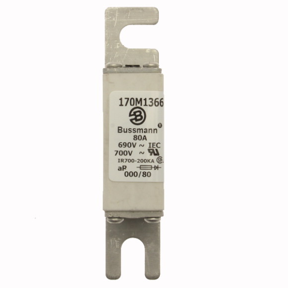 170M1366 Быстрый предохранитель 80A 690V 000/80 AR UC
