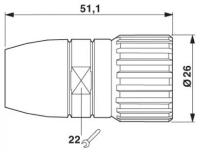 Phoenix contact 1599734 RC-12S2N1280EH Кабельный соединитель