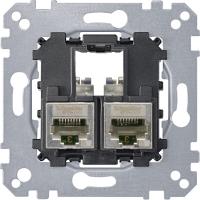 Schneider Electric MTN4576-0022 Actassi 2хRJ45 телек роз Cat6A STP