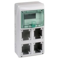 Schneider Electric 13179 ЩИТ KAEDRA IP65 8МОД. + 4ОТВ.