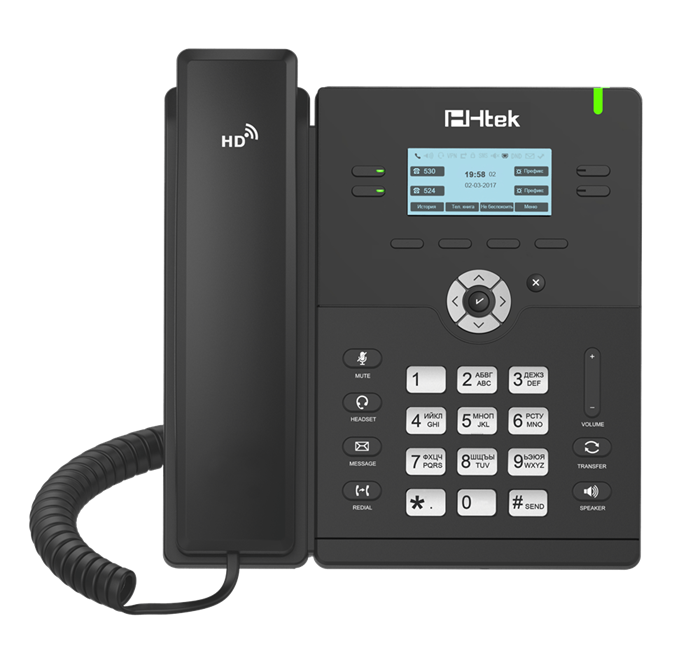 Htek UC912E RU - стационарный IP-телефон
