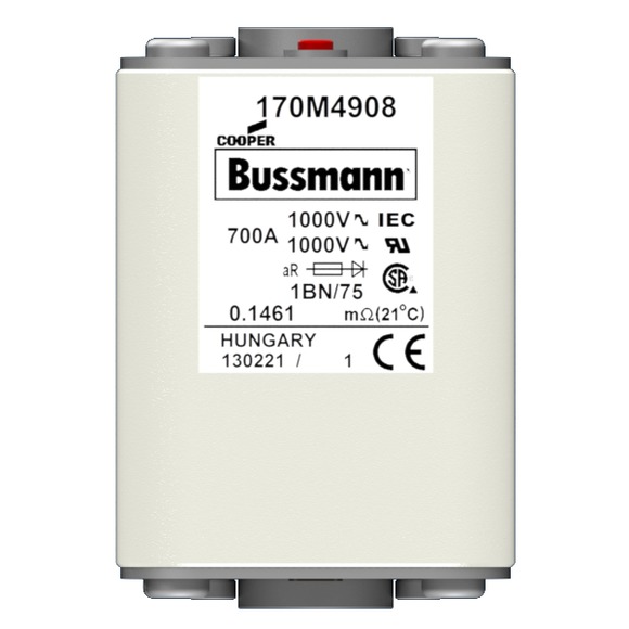 170M4908 Быстрый предохранитель 700A 1000V 1BN/75 AR UC
