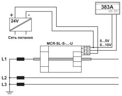 Phoenix contact 2813457 MCR-SL-S-100-U Измерительный преобразователь тока