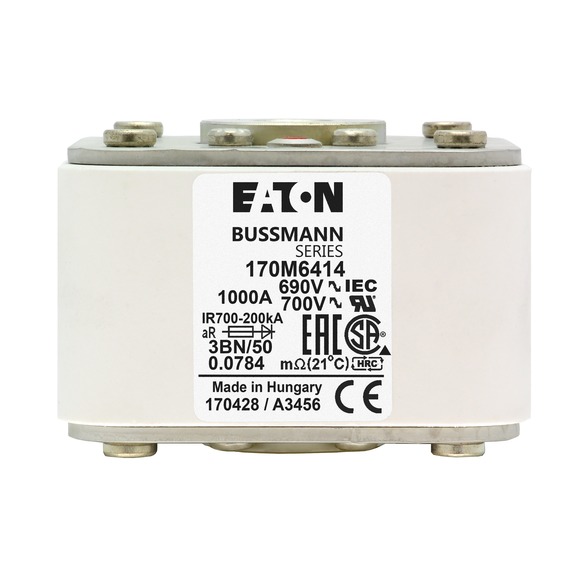 170M6414 Быстрый предохранитель 1000A 690V 3BN/50 AR UC