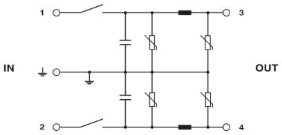 Phoenix contact 2858946 TT-ST-M-SFP-24AC Устройство защиты от перенапряжений