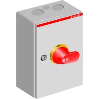 ABB 1SCA022562R6570 Выключатель нагрузки в металлическом боксе OTL63BA3M 63А желтокрасная рукоятка
