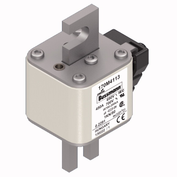 170M4113 Быстрый предохранитель 450A 690V 1KN/80 AR UC