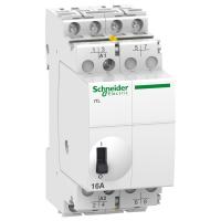 Schneider Electric A9C30814 ИМПУЛЬСНОЕ РЕЛЕ iTL16A 4НО 230В АС 50-60ГЦ 110В DC