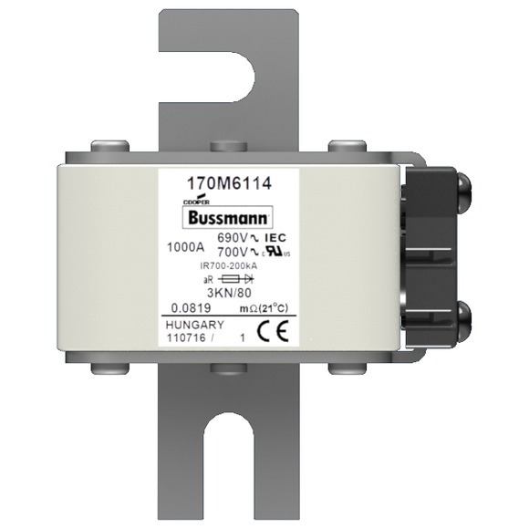 170M6106 Быстрый предохранитель 1250A 690V 3KN/80 AR