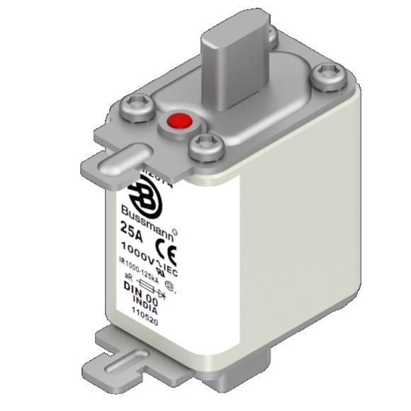 170M2674 Быстрый предохранитель 25A 1000V DIN 00 AR