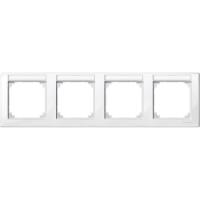 Schneider Electric MTN471419 MERTEN M-Smart РАМКА 4 поста с полем д/надп. гор. устан. ПОЛ.БЕЛЫЙ, SM