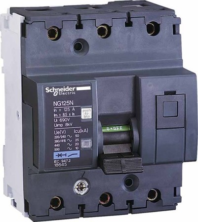 18727 Schneider Electric АВТОМАТИЧЕСКИЙ ВЫКЛ. NG125H 3П 32A C