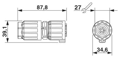 Phoenix contact 1408721 QPD 5P/ 3,0-PVC/5P 5X2,5 BK Соединительный кабель