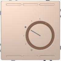 Schneider Electric MTN5763-6051 D-Life ТЕРМОРЕГУЛЯТОР с центр. пл. с перекл. конт.24В, ШАМПАНЬ, SD