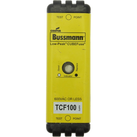 TCF100 Предохранитель CUBE, TIME DELAY, 600 В АС/300 DC с индикацией