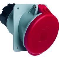 ABB 2CMA167430R1000 Розетка панельная с угловым унифицированным фланцем 463RAU6, 63A, 3P+N+E, IP44, 6ч