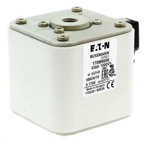 170M8606 Быстрый предохранитель 1000V 630A 3BKN/75