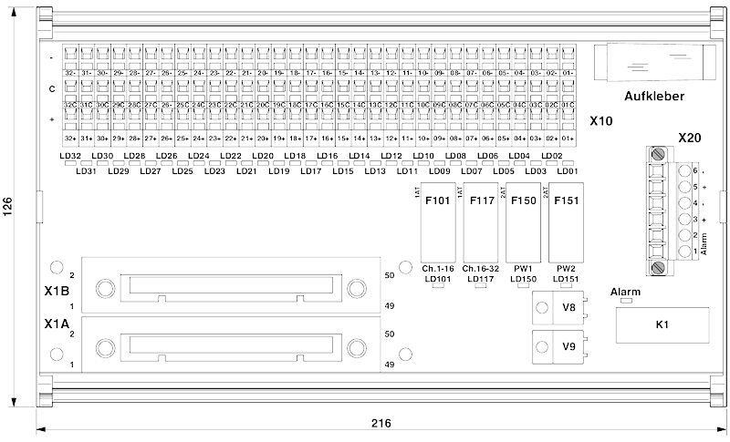 Phoenix contact 2311360 UM-2KS50/DI32/CS/Z/SO180 Пассивный модуль