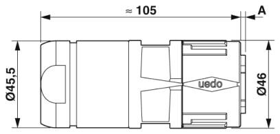 Phoenix contact 1613429 SM-5ES1N8A8L33S Кабельный соединитель