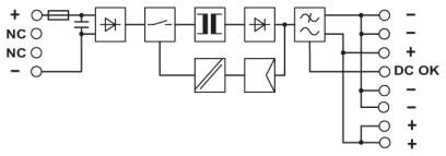 2866284 Phoenix contact MINI-PS- 12- 24DC/24DC/1 Преобразователи постоянного тока