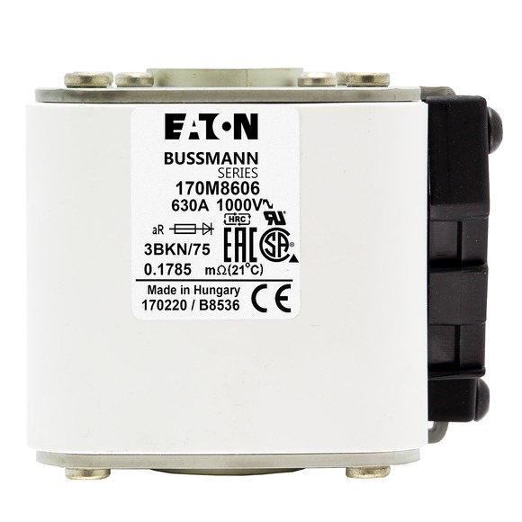 170M8606 Быстрый предохранитель 1000V 630A 3BKN/75