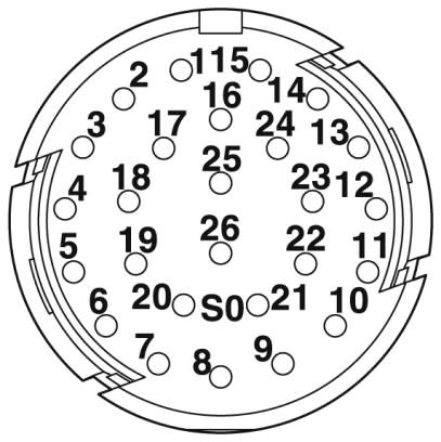 Phoenix contact 1608273 HC-26S1N1280NS Кабельный соединитель