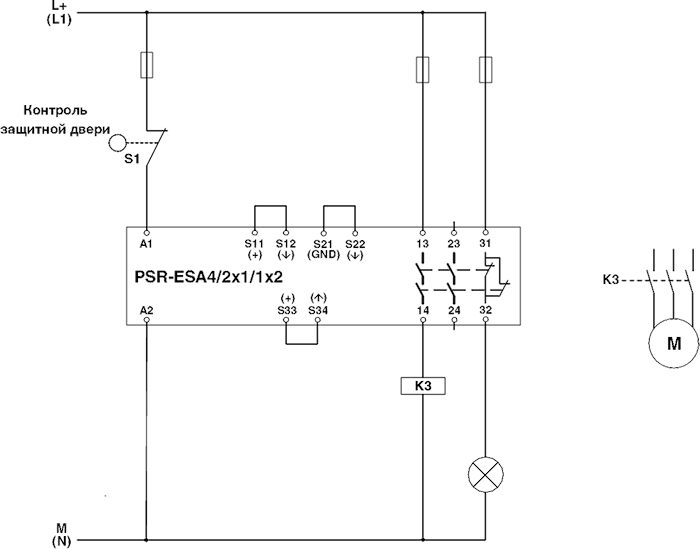 Phoenix contact 2963938 PSR-SPP- 24UC/ESA4/2X1/1X2 Реле безопасности