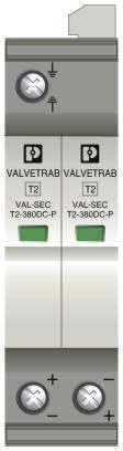 Phoenix contact 2907876 VAL-SEC-T2-2+0-380DC-FM Разрядник для защиты от импульсных перенапряжений, тип 2