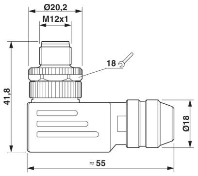 Phoenix contact 1404412 SACC-M12MR-12SOL-PG 9-M SH Разъем