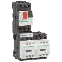 Schneider Electric GV2DM205BD КОМБИНИРОВАНЫЙ ПУСКАТЕЛЬ РЕВЕРСИВНЫЙ.0,63-1А.24B.ПОСТОЯННОГО ТОКА