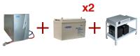 Комплект INELT intelligent 1000LT2 + AQQU 12ML100 x2 + Cтеллаж 100/6