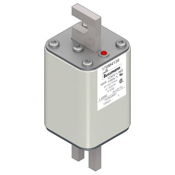 170M4138 Быстрый предохранитель 160A 1250V 1/110 AR CU