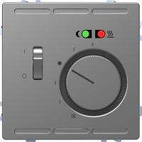 Schneider Electric MTN5764-6036 D-Life ТЕРМОРЕГУЛЯТОР ТЕПЛ. ПОЛА с центр. пл. с выкл. +4м 230В, НЕРЖ. СТАЛЬ, SD
