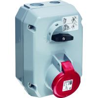 ABB 2CMA168002R1000 Розетка металл. с выключателем и механической блокировкой 432MM6, 32A, 3P+N+E, IP44, 6ч