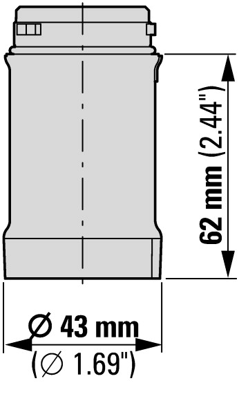 171322 Модуль постоянного свечения;белый;светодиод;120 В (SL4-L120-W)