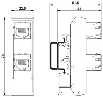 Phoenix contact 2904933 FL-PP-RJ45/RJ45-B Патч-панель
