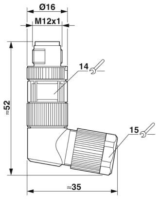 Phoenix contact 1422845 SACC-M12MRX-8CT-CL SH Разъем