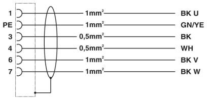 Phoenix contact 1619311 K-5E - OE/5,0-C01/M17 F8 Кабельный штекер, пластиковая заливка