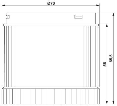 Phoenix contact 2700135 PSD-S OE LED RFL BU Оптический элемент