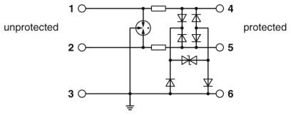 Phoenix contact 1065316 TTC-6-3-HF-12DC-PT Устройство защиты от перенапряжений