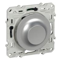 Schneider Electric S53R512 ODACE LED СВЕТОРЕГУЛЯТОР повор-наж, универсальный 4-400Вт, АЛЮМИНИЙ